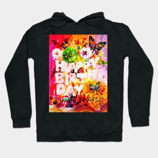 4 elements Happy birthday Hoodie